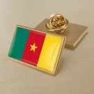 1Pcs Cameroon Country Flag Badges Lapel Pins-25x15mm 1Pcs Cameroon Country Flag Badges Lapel Pins-25x15mm