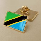 1Pcs Tanzania Country Flag Badges Lapel Pins-25x15mm 1Pcs Tanzania Country Flag Badges Lapel Pins-25x15mm