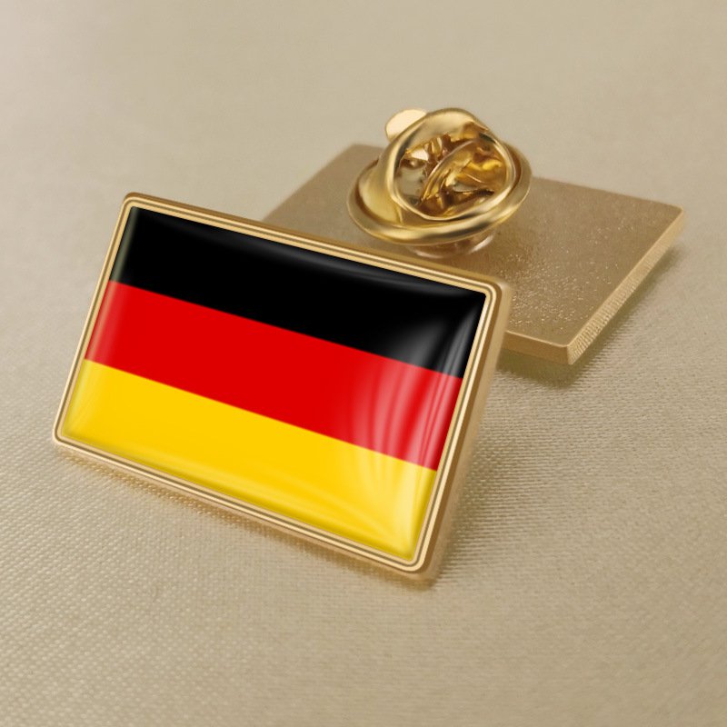 1Pcs Germany Country Flag Badges Lapel Pins-25x15mm