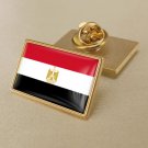1Pcs Egypt Country Flag Badges Lapel Pins-25x15mm