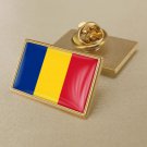 1Pcs Romania Flag Badges Lapel Pins-25x15mm
