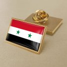 1Pcs Syrian Arab Country Flag Badges Lapel Pins-25x15mm