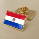 1Pcs Paraguay Country Flag Badges Lapel Pins-25x15mm
