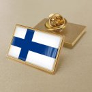 1Pcs Finland Flag Badges Lapel Pins-25x15mm