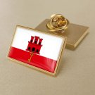 1Pcs Gibraltar Country Flag Badges Lapel Pins-25x15mm