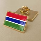 1Pcs Gambia Country Flag Badges Lapel Pins-25x15mm