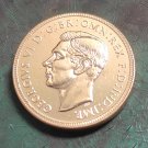 1937 United Kingdom George VI 1 Sovereign Copy Coin