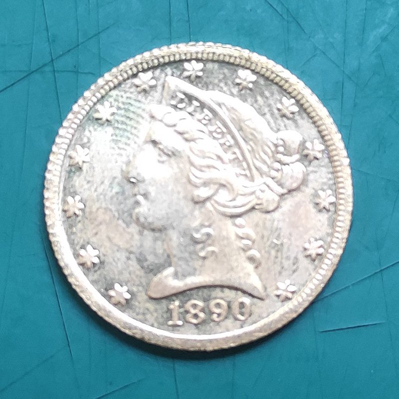 US Coin 1890 Liberty Head Five Dollar Patterns Copy Coin
