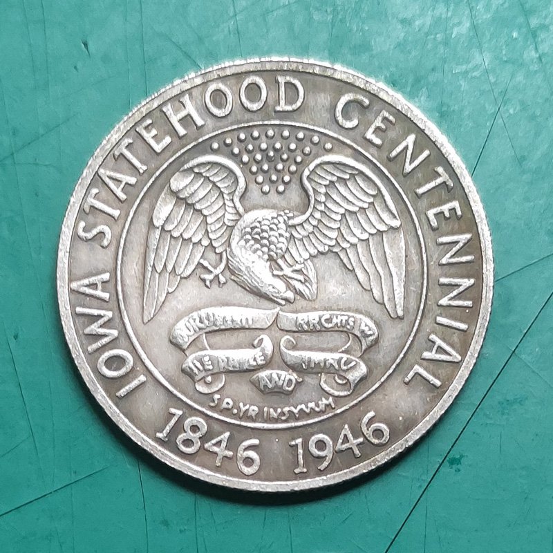 US Coin 1946 Iowa Statehood Centennial Commemorative Half Dollar Copy Coin