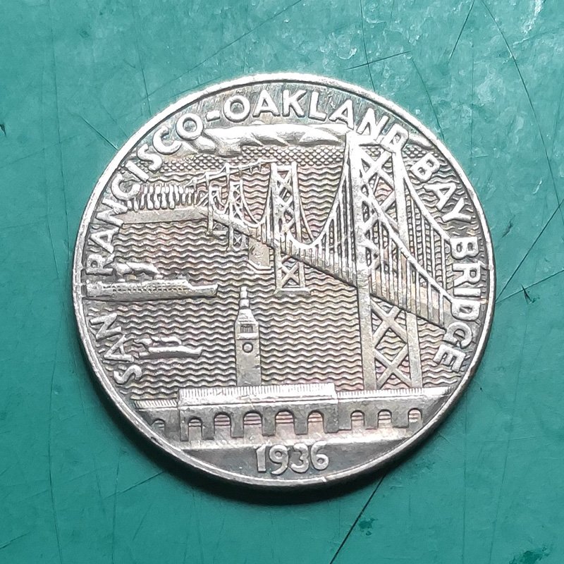 US Coin 1936 San Francisco Oakland Bay Bridge Half Dollar Copy Coin