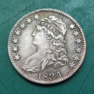 US Coin 1834 Capped Bust 50C Half Dollar Copy Coin US Coin 1834 Capped Bust 50C Half Dollar Copy Coin