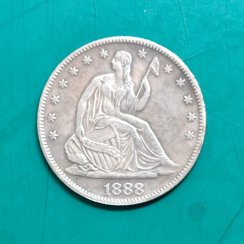 US Coin 1888 Seated Liberty Half Dollar Copy Coin