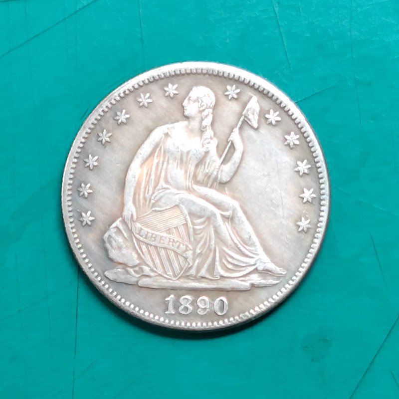 US Coin 1890 Seated Liberty Half Dollar Copy Coin
