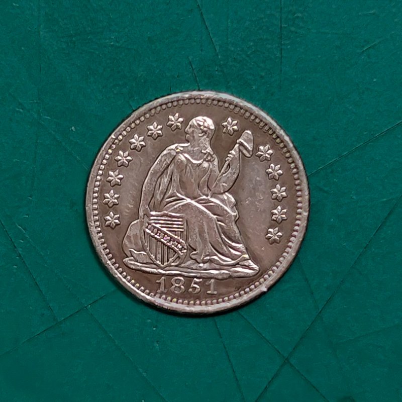 US Coin 1851 Seated Liberty Half Dime Copy Coin