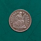 US Coin 1851 Seated Liberty Half Dime Copy Coin US Coin 1851 Seated Liberty Half Dime Copy Coin