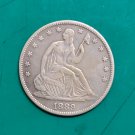 US Coin 1889 Seated Liberty Half Dollar Copy Coin
