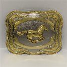 Western Cowboy Gold Horse Belt Buckle For Fashion Men Belt Head Western Cowboy Gold Horse Belt Buckle For Fashion Men Belt Head