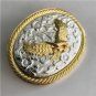 Luxury Gold Fly Eagle Belt Buckle For Western Cowboy Men