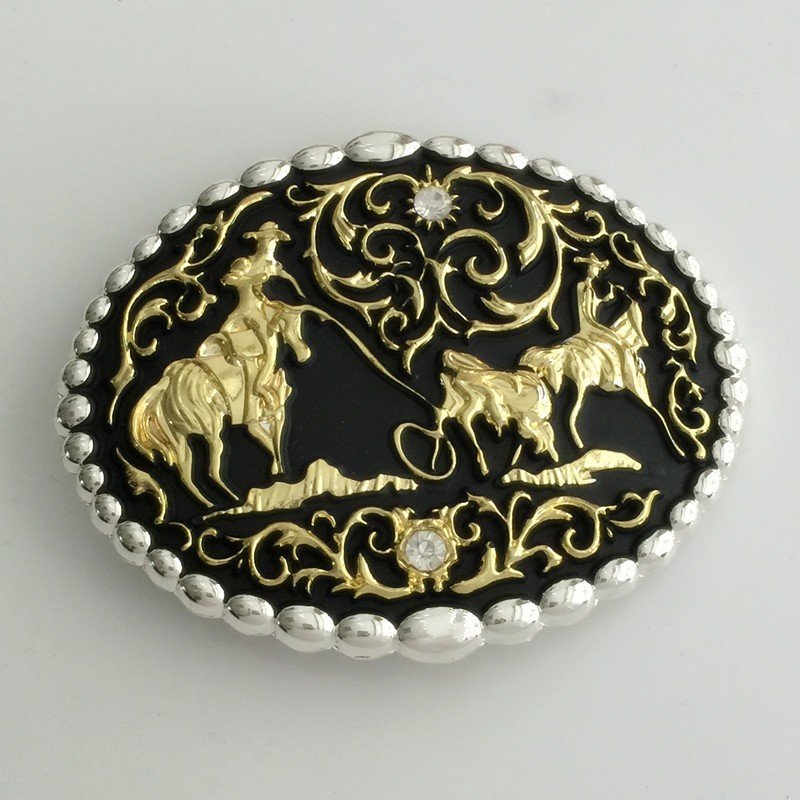 Horse Rider Rodeo Cowboy Belt Buckle For Western Men Cowgirl Women