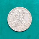 US Coin 1842 Seated Liberty Quarter Dollar Copy Coin US Coin 1842 Seated Liberty Quarter Dollar Copy Coin