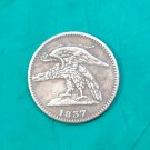 US Coin 1837 United States 3 Cents Hard Times Token Copy Coin US Coin 1837 United States 3 Cents Hard Times Token Copy Coin