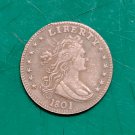US Coin 1801 Draped Bust One Dime Copy Coin US Coin 1801 Draped Bust One Dime Copy Coin