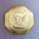 US Coin 1851 Fifty Dollars $50 Gold Plated Copy Coin US Coin 1851 Fifty Dollars $50 Gold Plated Copy Coin