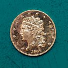 US Coin 1834 Classic Head 5 Dollars Gold Copy Coin US Coin 1834 Classic Head 5 Dollars Gold Copy Coin