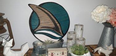 San Jose Sharks Wood Logo