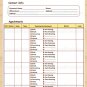 Dog Grooming Log Printable