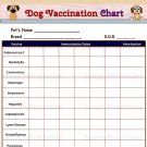 Dog Vaccination Chart Printable