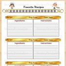 Recipe Page Printable
