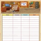 Editable Website Password Log Printable