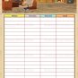 Editable Website Password Log Printable