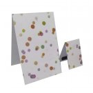 Set of 6 Rainbow Glitter Dots Magnetic Bookmarks