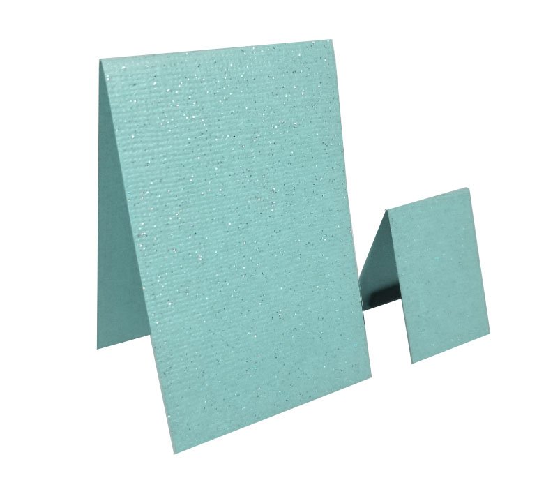 Set of 6 Solid Glitter Magnetic Bookmarks
