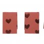 Set of 6 Foil Hearts Magnetic Bookmarks