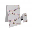 Set of 6 Rainbow String Lights Magnetic Bookmarks