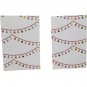 Set of 6 Rainbow String Lights Magnetic Bookmarks