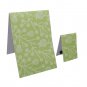 Set of 6 Green Floral Magnetic Bookmarks