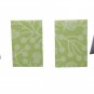 Set of 6 Green Floral Magnetic Bookmarks