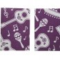 Set of 6 Musical Instruments Magnetic Bookmarks