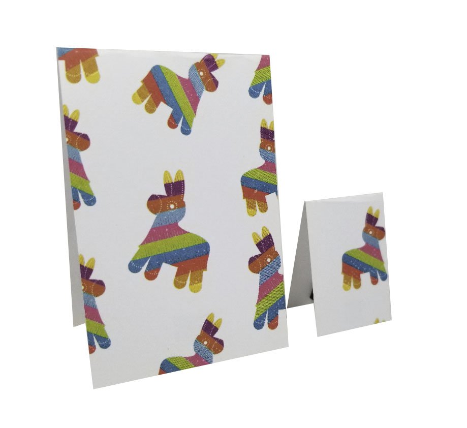 Set of 6 Rainbow Pinatas Magnetic Bookmarks