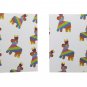 Set of 6 Rainbow Pinatas Magnetic Bookmarks