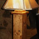 Handmade Rustic Pine Wood Table Lamp Cabin Lodge Lighting