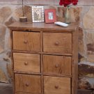 Handmade Nightstand 3 Drawers / 3 Cubbies You choose the color!