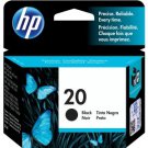 HP 20 Black Inkjet Print Cartridge, C6614D BLACK Ink cartridge.