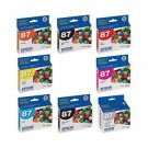 Epson 87 Complete Ink Cartridge Set (B) for Epson Stylus Photo R1900 Printer