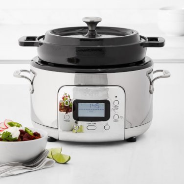 All-Clad 4qt Electric Slow Cooker with Black Ceramic Insert