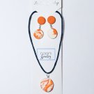 Polymer Clay Necklace and Earring Set
